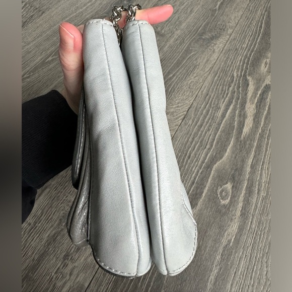 Coach Kristen Willow Leather Shoulder Bag in Gray - Picture 10 of 14